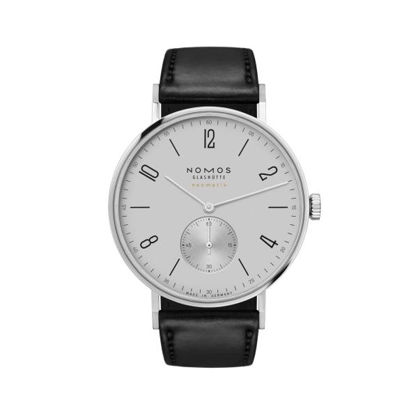 Herrenuhr, NOMOS Glashütte Tangente neomatik 39 platingrau