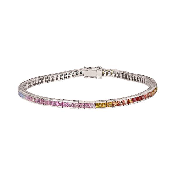 Armschmuck, Weißgold, Ruppenthal Rainbow Armband