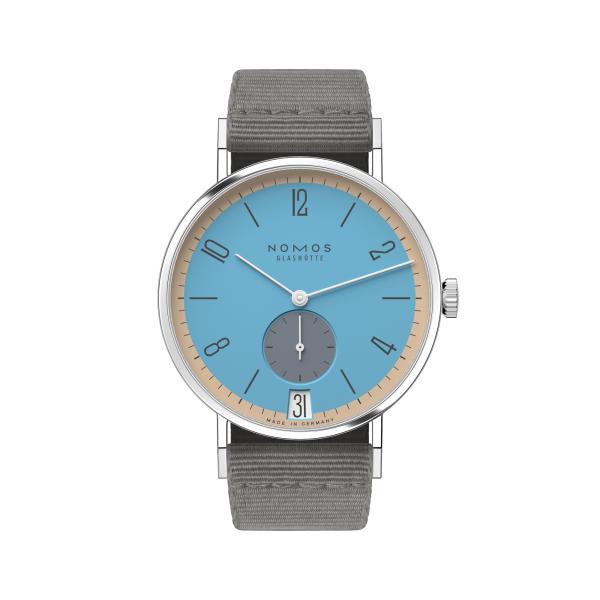 Unisex, NOMOS Glashütte Tangente 38 Datum Delfin 