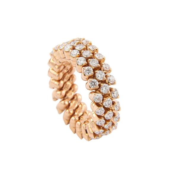 Ringe, Roségold, Serafino Consoli Brevetto Multi-Size Ring