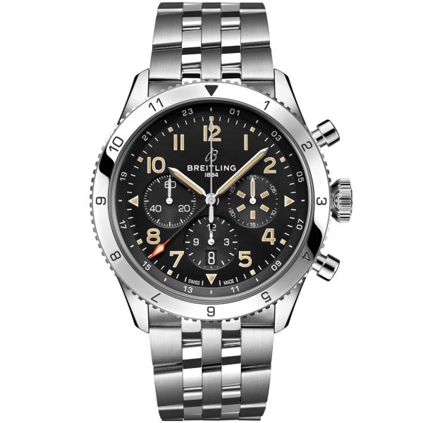 Herrenuhr, Breitling Super AVI B04 Chronograph GMT 46 P-51 Mustang