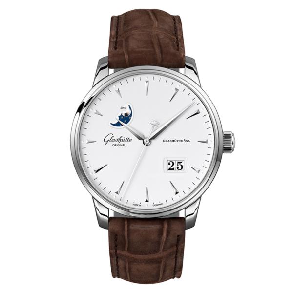 Unisex, Glashütte Original Senator Excellence 
Panoramadatum Mondphase