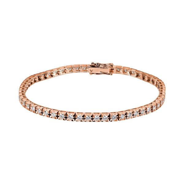 Armschmuck, Roségold, Ruppenthal Tennis-Armband