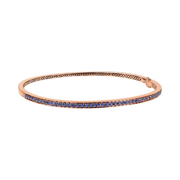 Armschmuck, Roségold, Ruppenthal Armreif blaue Saphire