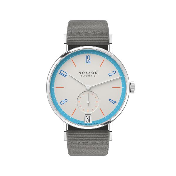 Unisex, NOMOS Glashütte Tangente 38 Datum Peace 