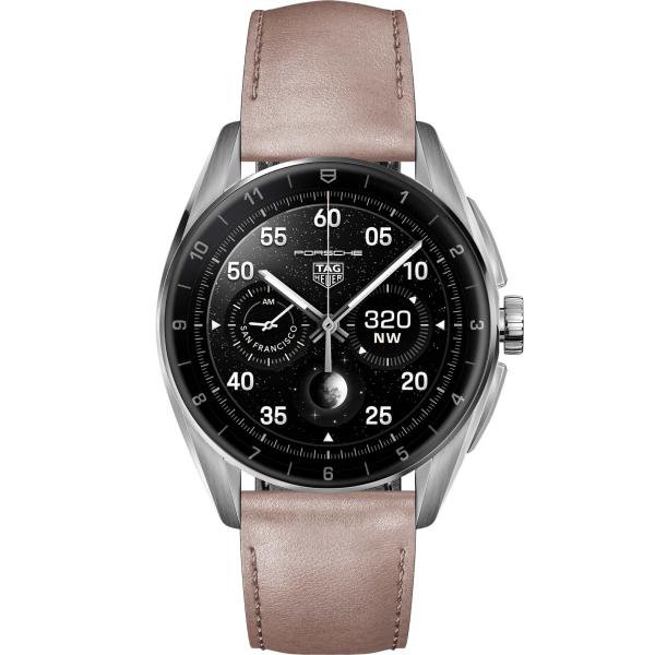 Unisex, TAG Heuer Connected Calibre E4 Metallic Pink Leather Edition