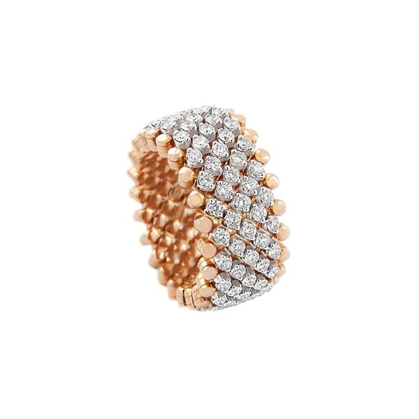 Ringe, Roségold, Serafino Consoli Brevetto Multi-Size Ring