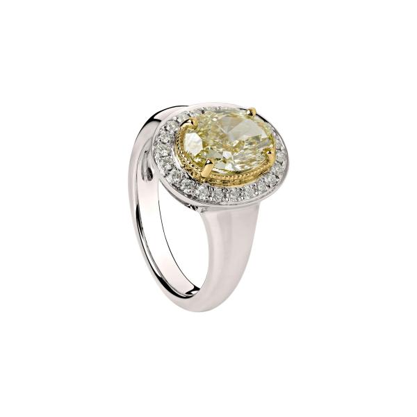 Ringe, Weißgold, Ruppenthal Ring Diamanten Natur 