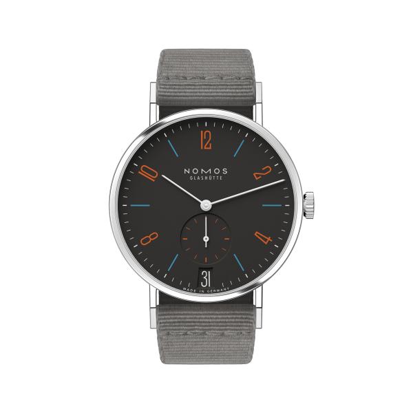 Unisex, NOMOS Glashütte Tangente 38 Datum Dunkelbunt 