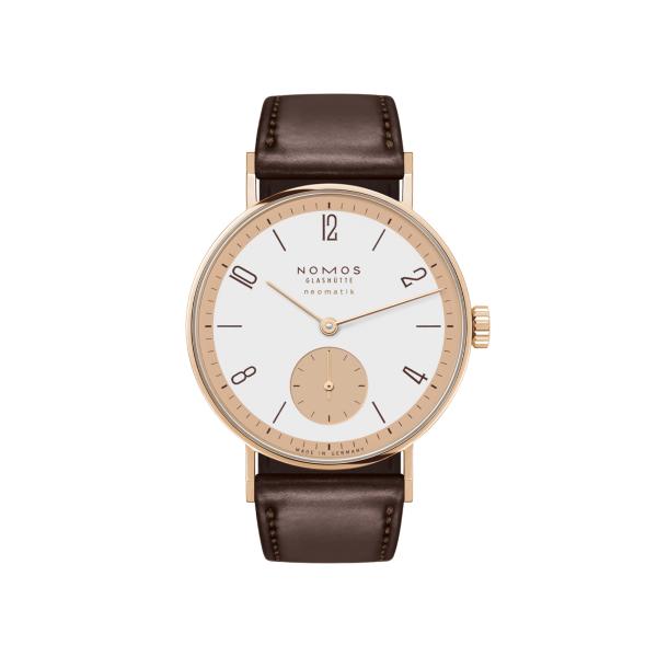 Damenuhr, NOMOS Glashütte Tangente Roségold neomatik – 175 Years Watchmaking Glashütte