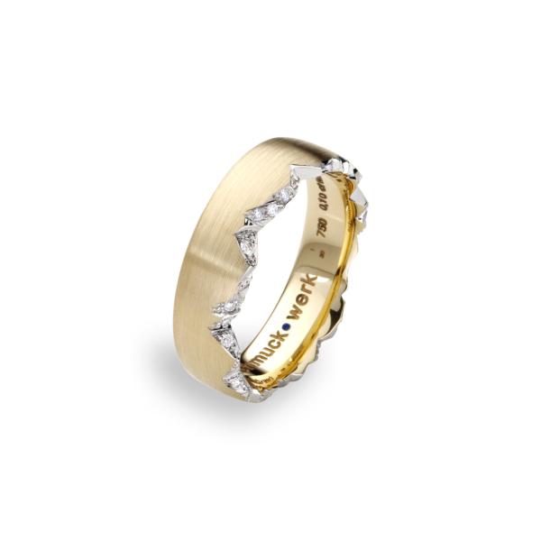 Ringe, Gelbgold, Schmuckwerk Ring Alpenring