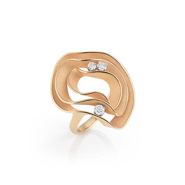 Ringe, Roségold, Annamaria Cammilli Dune Electa Ring