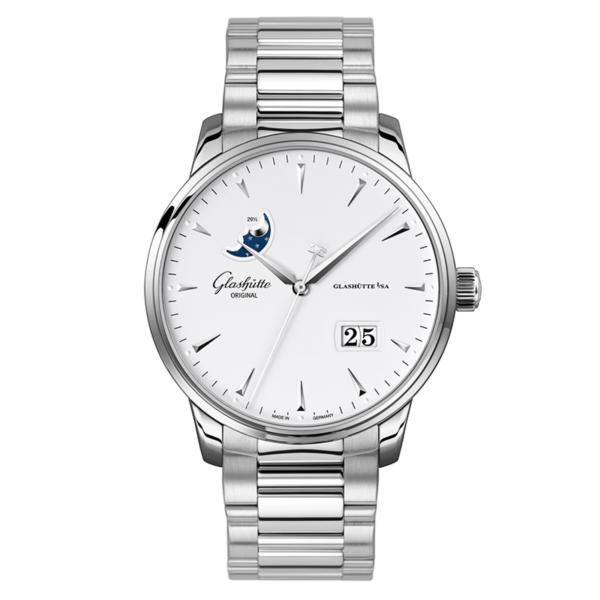 Unisex, Glashütte Original Senator Excellence 
Panoramadatum Mondphase