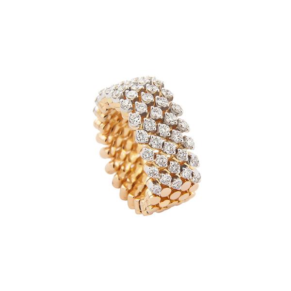 Ringe, Roségold, Serafino Consoli Brevetto Multi-Size Ring