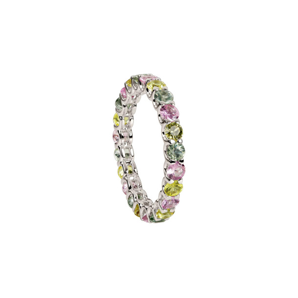         Weißgold, Ringe, Ruppenthal Memory Ring Saphire Peridote