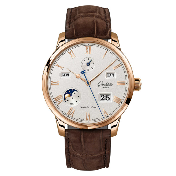         Damen- und Herrenuhr, Automatik, Glashütte Original Senator Excellence Ewiger Kalender