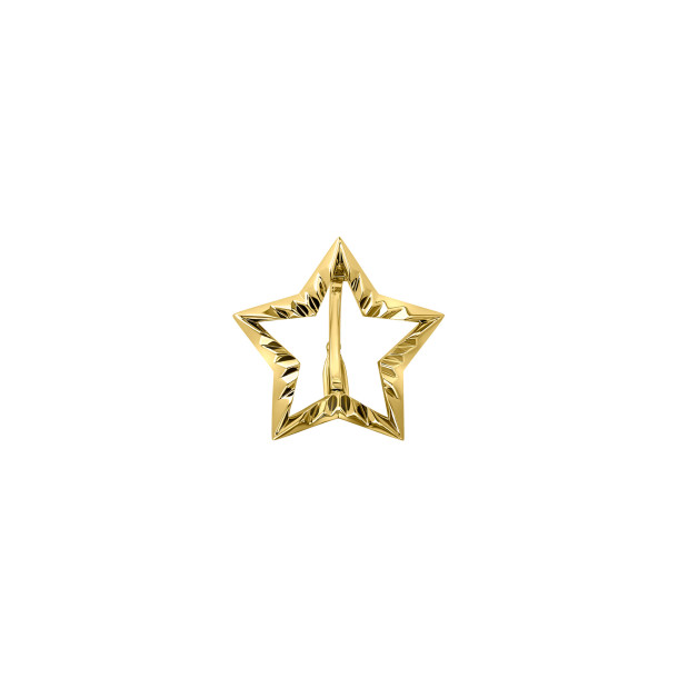         Gelbgold, Armschmuck, Zig Zag by Natalie Zig Zag Stern-Clip Anhänger
