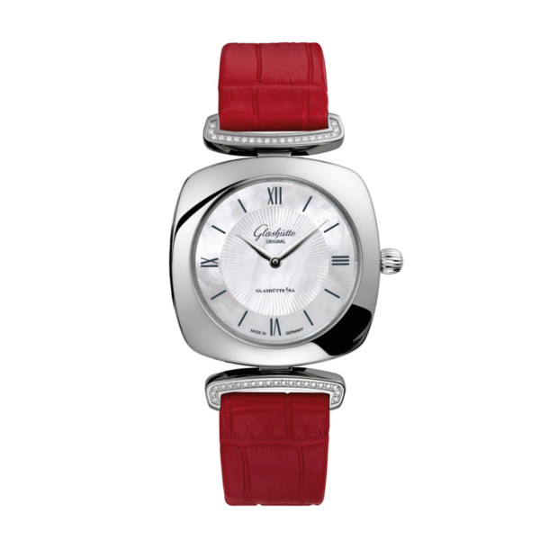         Damenuhr, Quarzwerk, Glashütte Original Pavonina