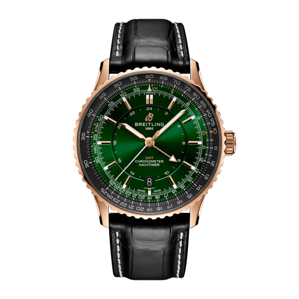         Herrenuhr, Automatik, Breitling Navitimer Automatic GMT 41