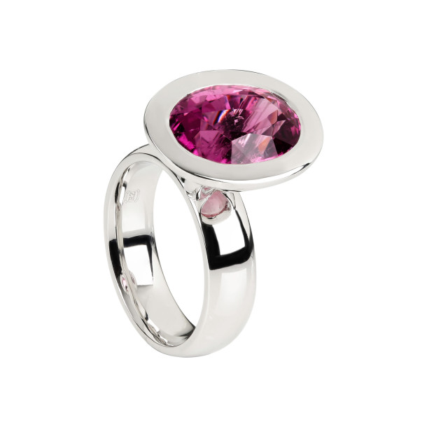         Platin, Ringe, ColorConcept by Natalie Ring mit Turmalin rosa