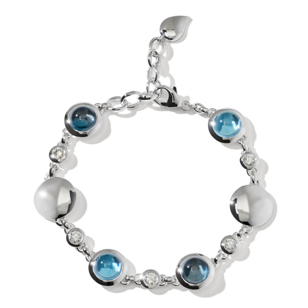         Weißgold, Armschmuck, Tamara Comolli BOUTON Armband 'Sky' 