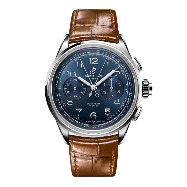         Herrenuhr, Automatik, Breitling Premier B15 Duograph 42