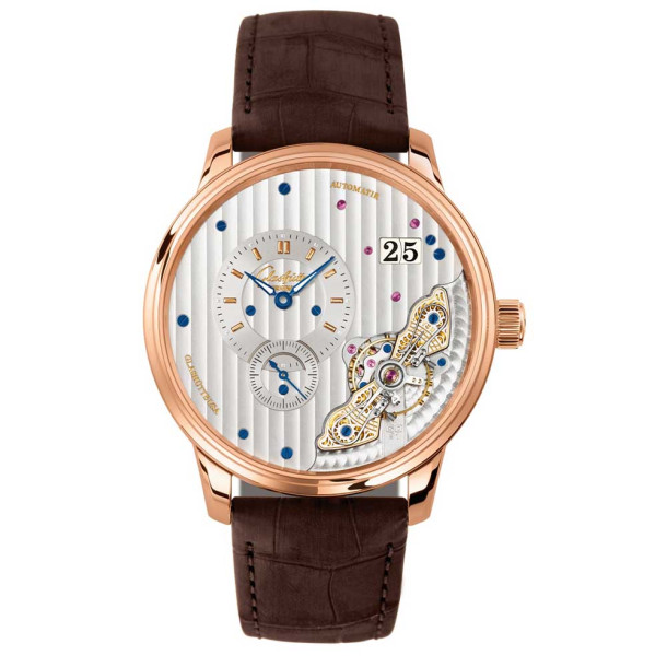         Damen- und Herrenuhr, Automatik, Glashütte Original PanoMaticInverse