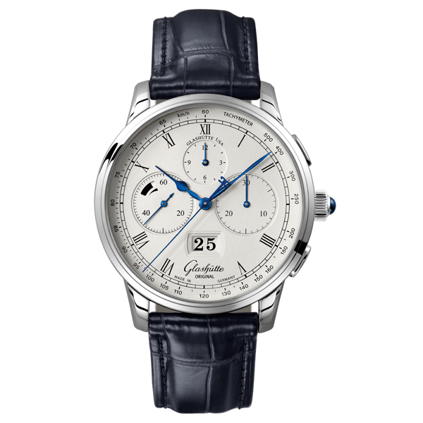         Damen- und Herrenuhr, Automatik, Glashütte Original Senator Chronograph 
Panoramadatum