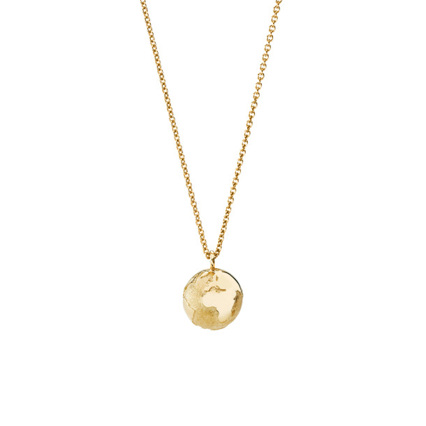         Gelbgold, Halsschmuck, Schmuckwerk Meine Welt Anhänger mit Halskette