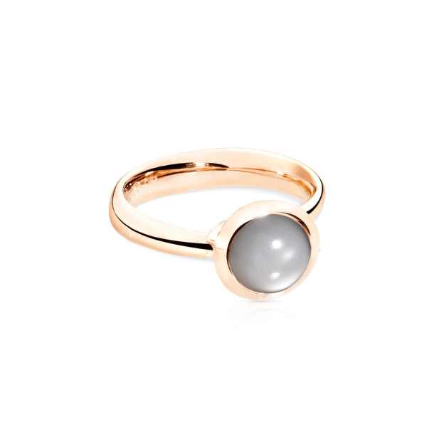         Roségold, Ringe, Tamara Comolli BOUTON Ring Small mit Mondstein