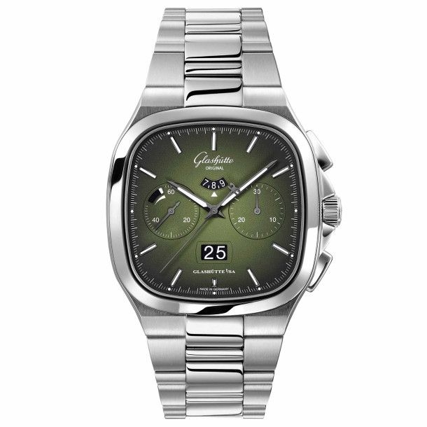         Damen- und Herrenuhr, Automatik, Glashütte Original Seventies Chronograph Panoramadatum