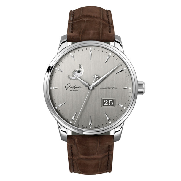         Damen- und Herrenuhr, Automatik, Glashütte Original Senator Excellence 
Panoramadatum Mondphase