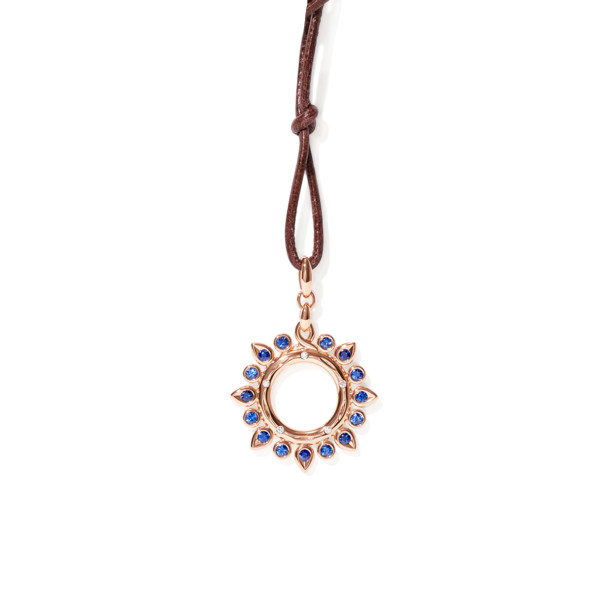         Roségold, Halsschmuck, Tamara Comolli GYPSY Sun Anhänger 'Ocean' Small
