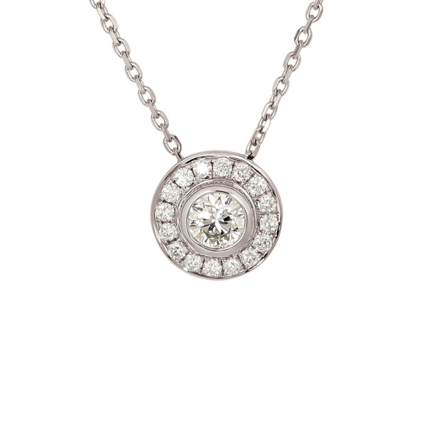         Weißgold, Halsschmuck, Ruppenthal Brillant Collier
