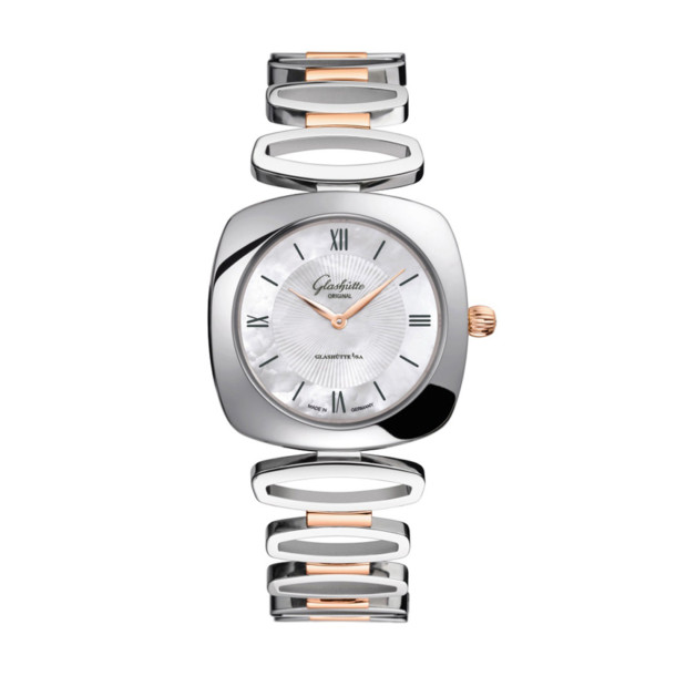         Damenuhr, Quarzwerk, Glashütte Original Pavonina