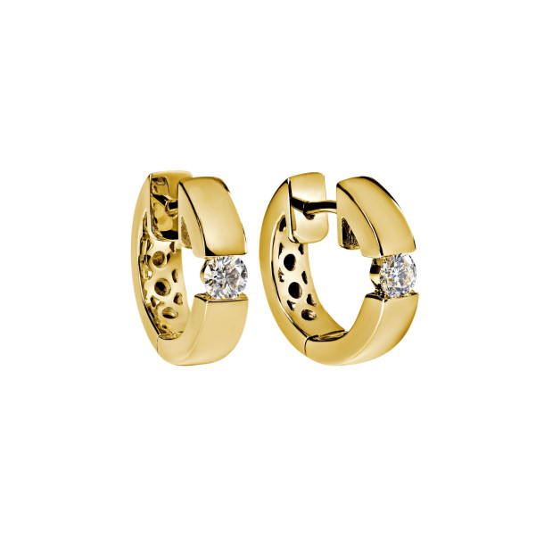         Gelbgold, Ohrringe, Ruppenthal Creolen 
