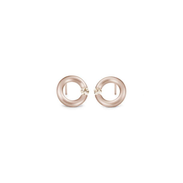        Roségold, Ohrringe, Niessing Spannring® Ohrstecker 