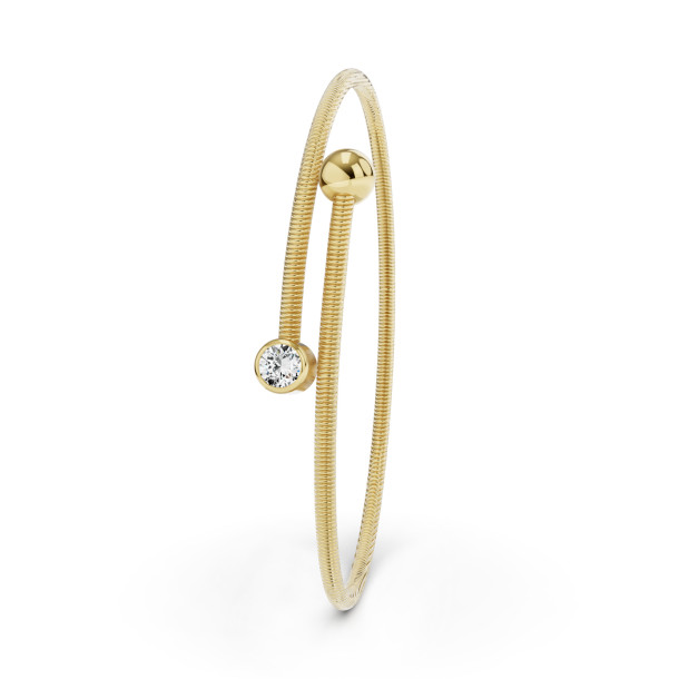         Gelbgold, Armschmuck, Niessing Colette C Diamond Amreif