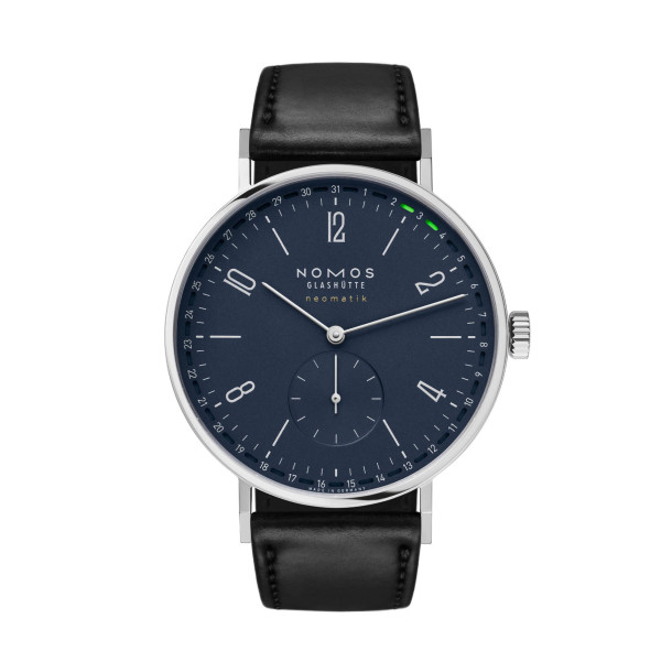         Damen- und Herrenuhr, Automatik, NOMOS Glashütte Tangente Neomatik 41 Update nachtblau