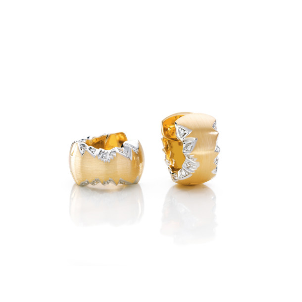         Gelbgold, Ohrringe, Schmuckwerk Alpen Klappcreolen