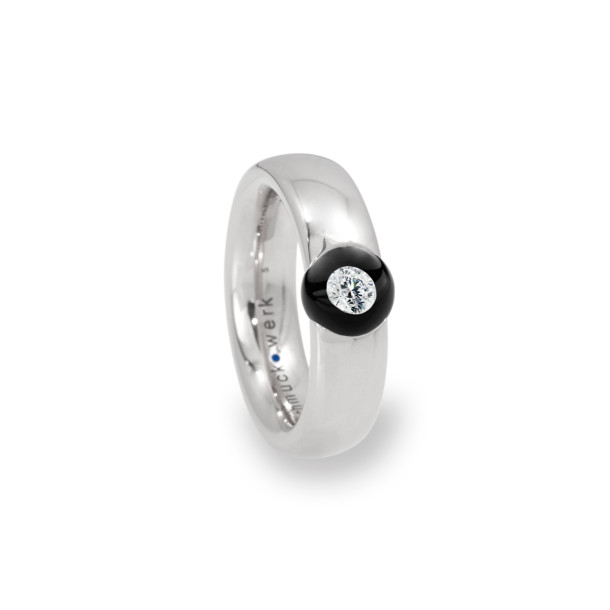         Edelstahl, Ringe, Schmuckwerk Glasklar Ring