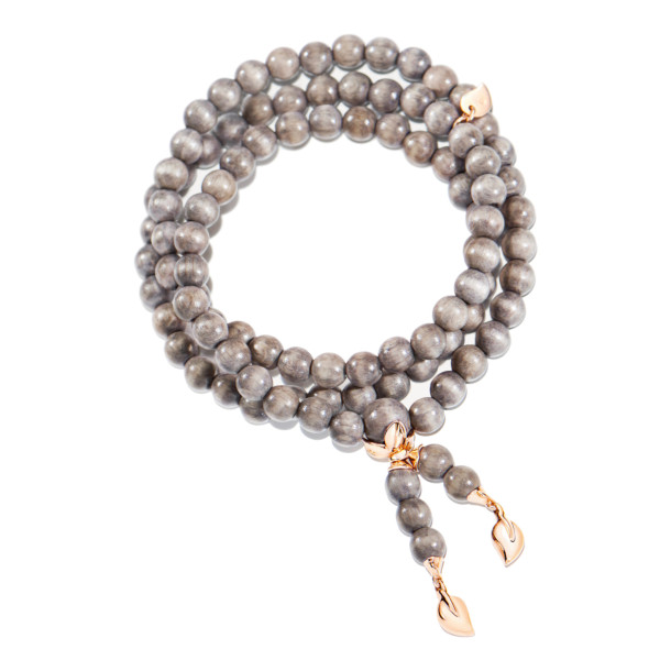         Roségold, Armschmuck, Tamara Comolli INDIA Armband mit Greywood Medium