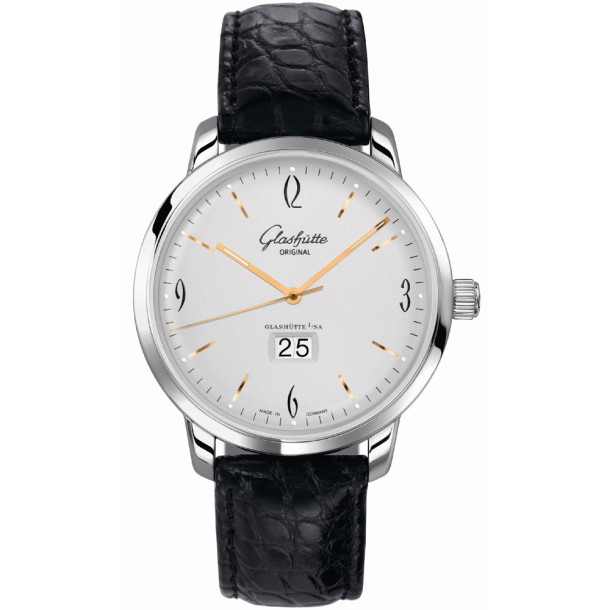         Damen- und Herrenuhr, Automatik, Glashütte Original Sixties Panoramadatum