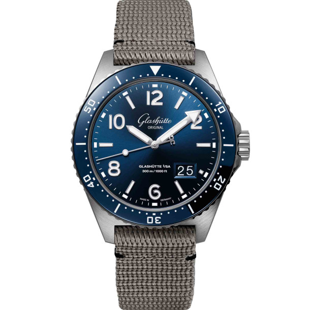         Herrenuhr, Automatik, Glashütte Original SeaQ Panoramadatum