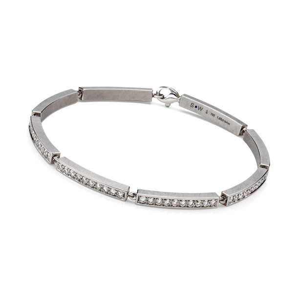         Weißgold, Armschmuck, Schmuckwerk Saturn Armband