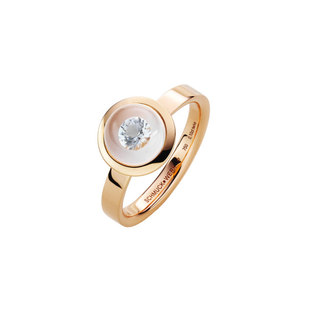         Rotgold, Ringe, Schmuckwerk Glasklar Ring