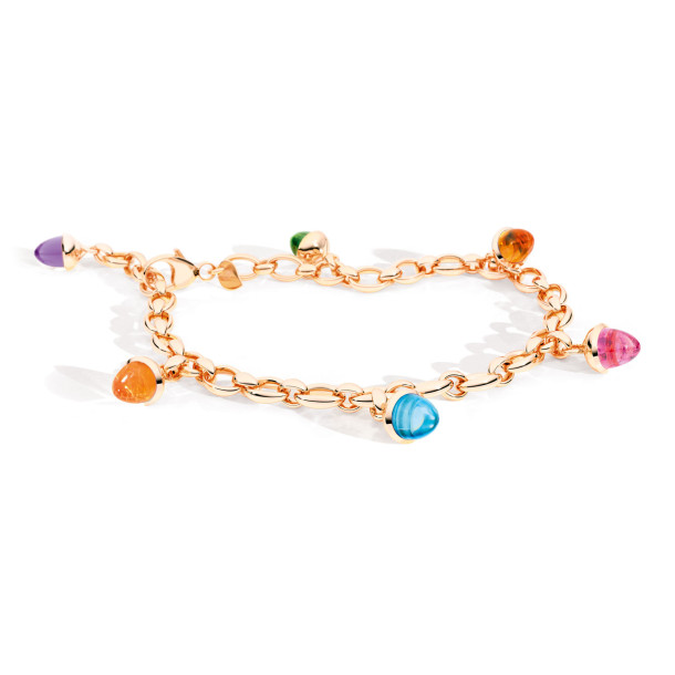         Roségold, Armschmuck, Tamara Comolli MIKADO Charm Armband 'Candy'