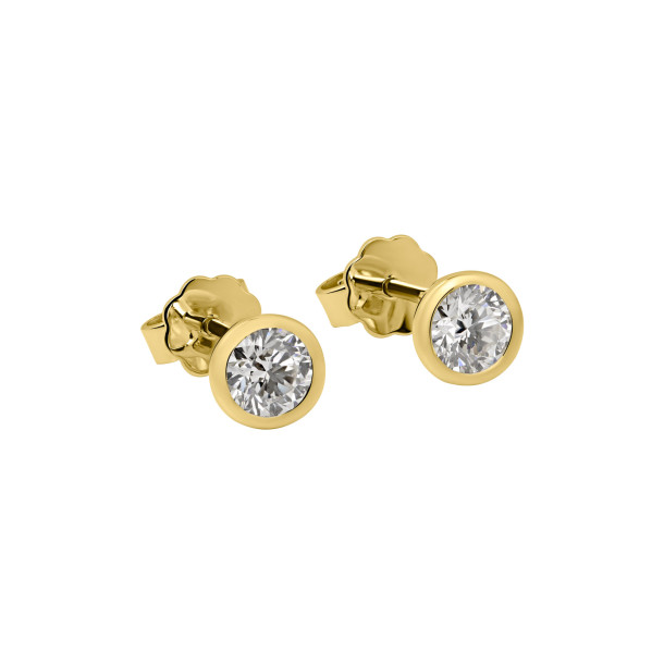         Gelbgold, Ohrringe, Diamond Concept by Natalie Diamant Ohrstecker
