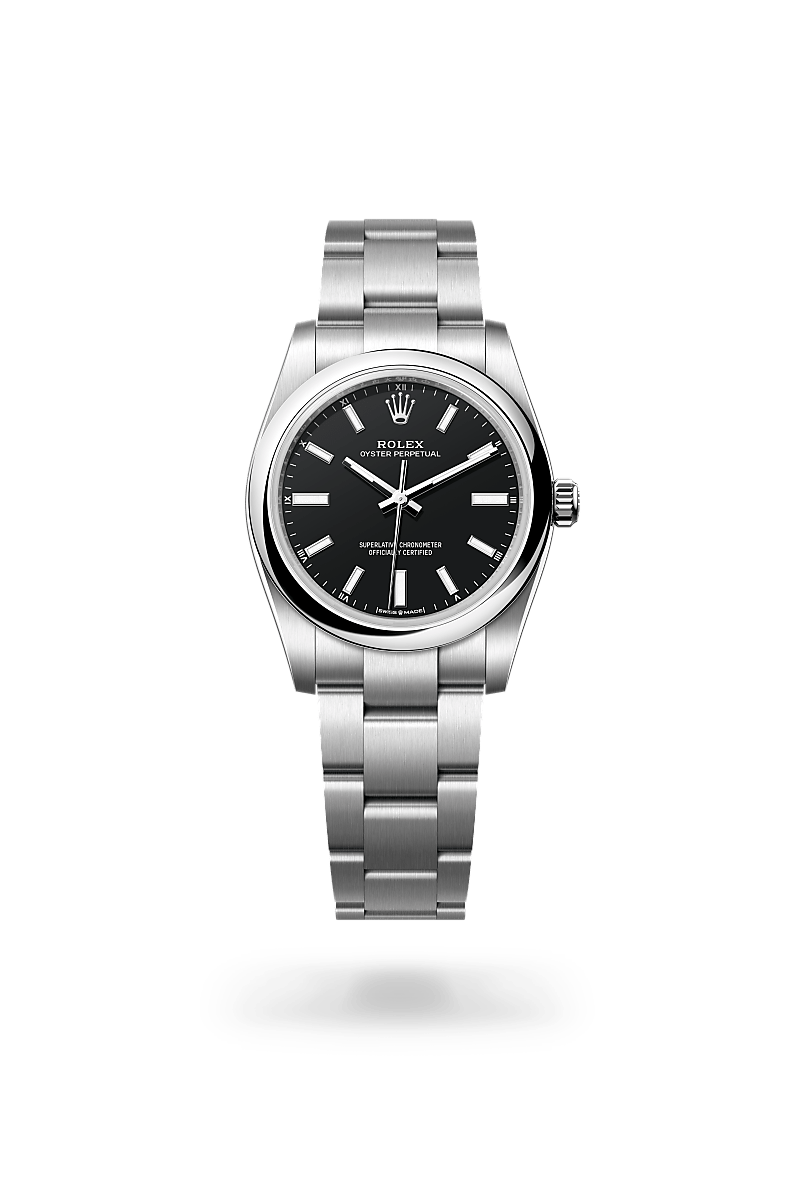 Rolex Oyster Perpetual 34 Herrenuhr (M124200-0010) Oyster, 34 mm, Edelstahl Oystersteel