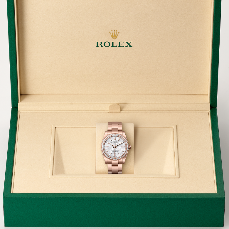 Rolex Oyster Perpetual 34 124245RBR Herrenuhr Bild 3